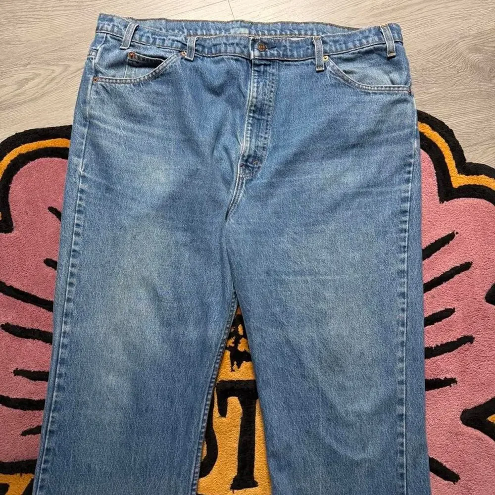 Vintage 80’s Levi’s Orange Tab Regular Straight Fit Denim Jeans 42x32 (40x31)